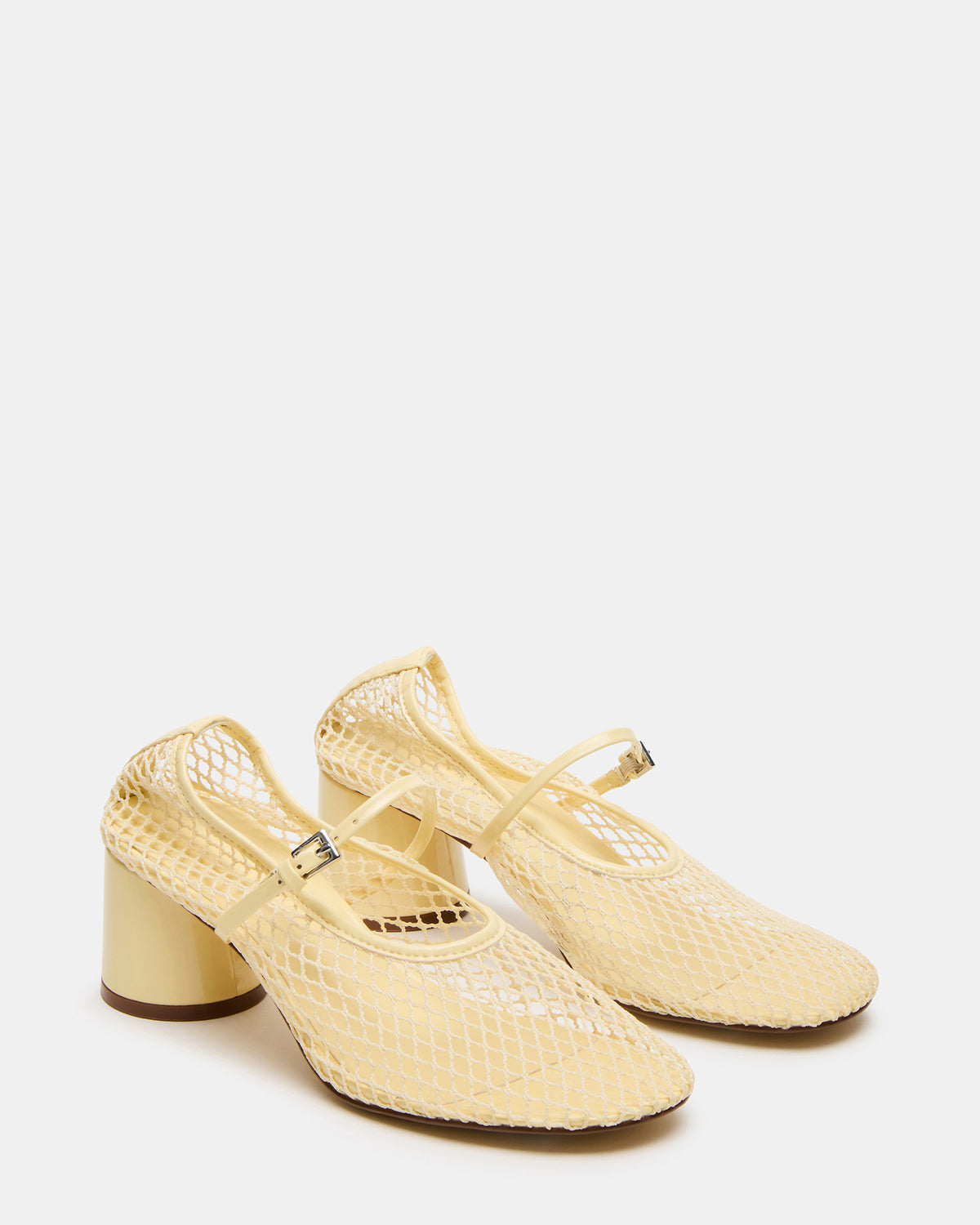 RAYNOR Butter Women's Mary Jane Mesh Block Heel | Steve Madden Trusted