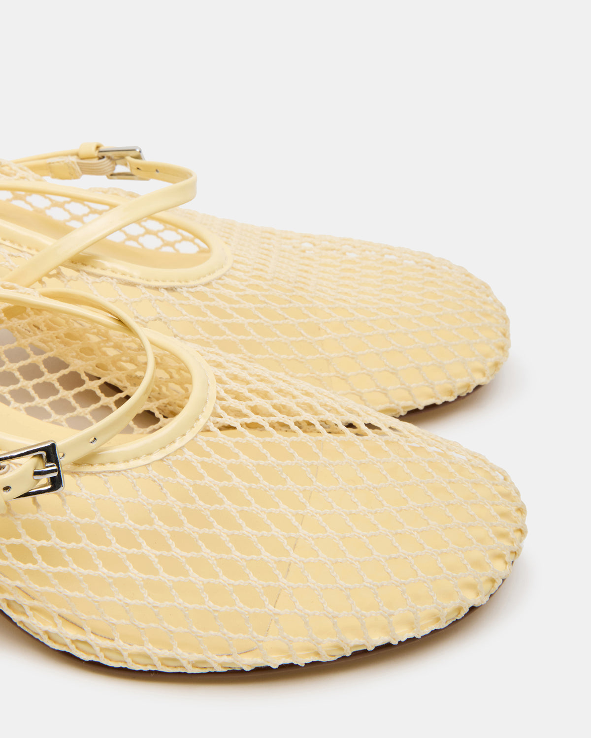 RAYNOR Butter Women's Mary Jane Mesh Block Heel | Steve Madden Trusted