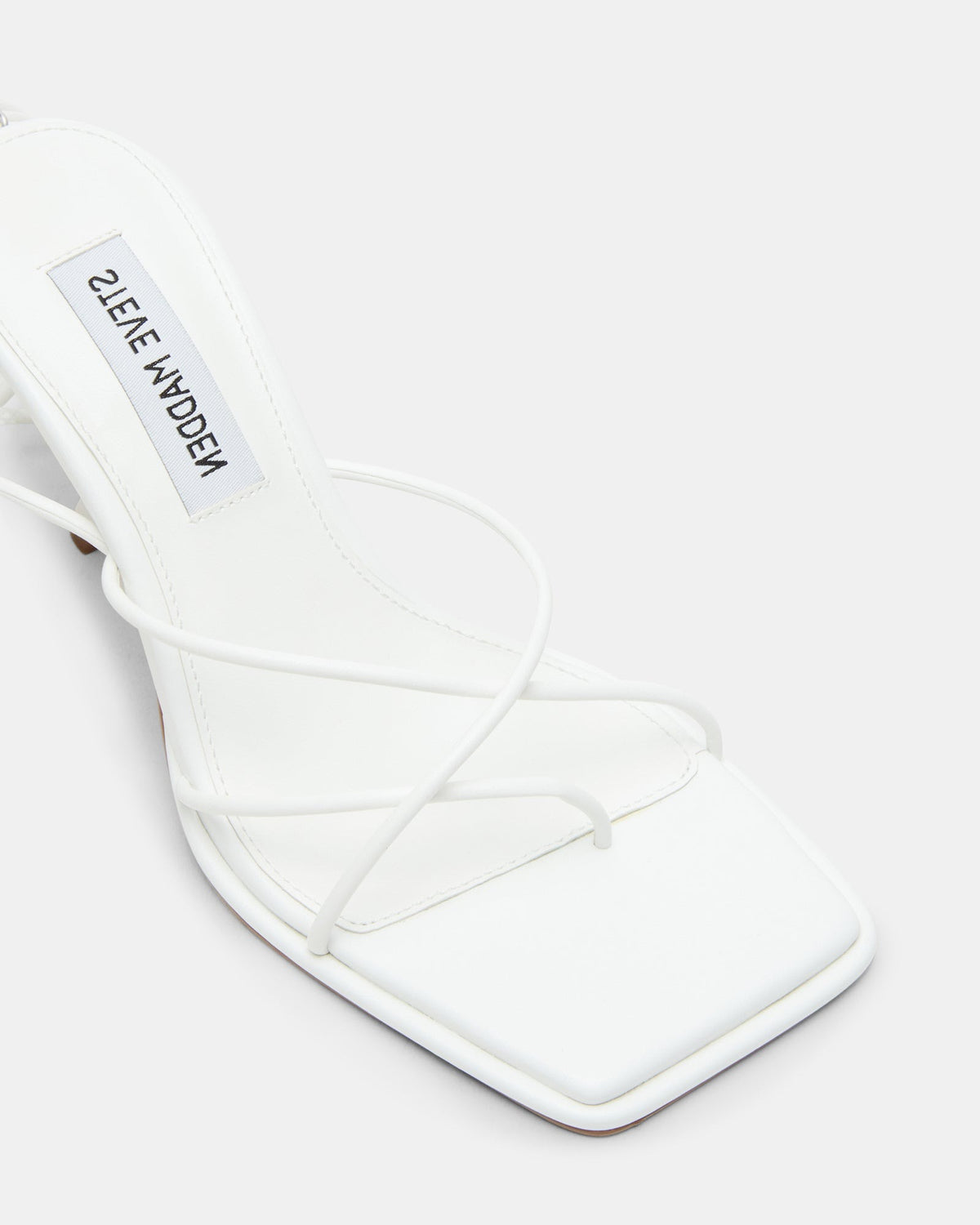 JOLENE White Strappy Lace-Up Heel | Women's Heels | Steve Madden Best Seller
