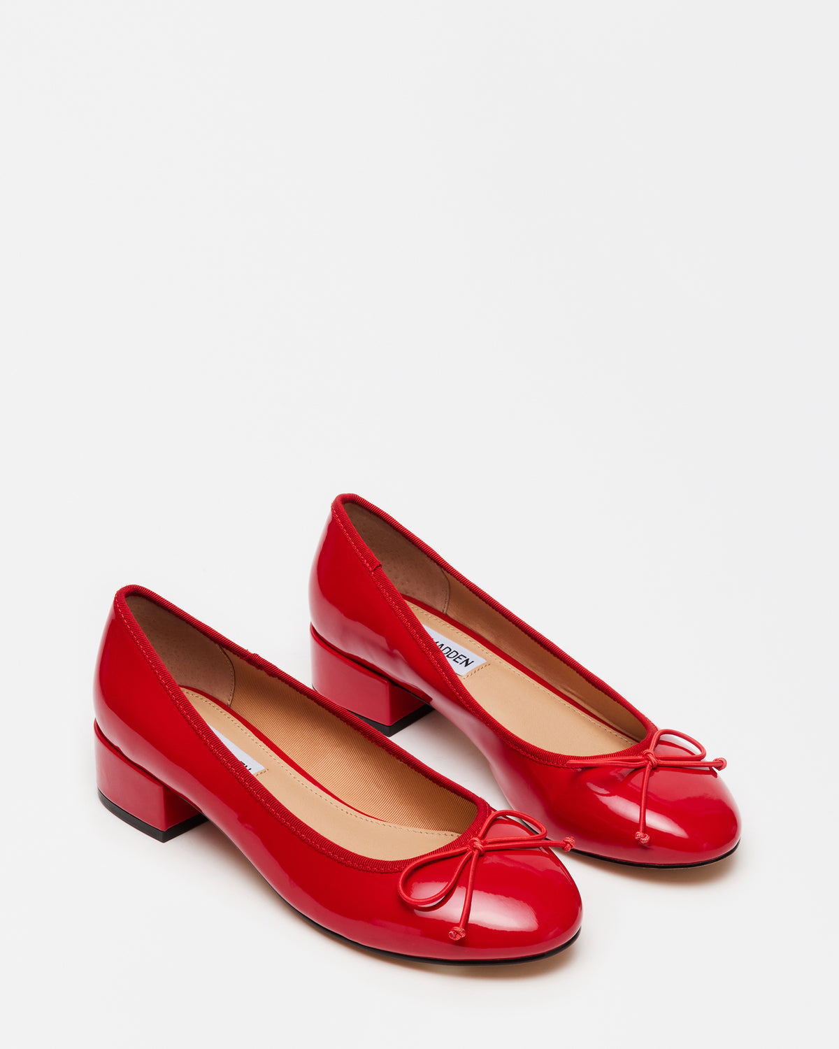 CHERISH Red Patent Women's Slip-On Heel | Steve Madden Special Offer