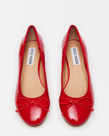 CHERISH Red Patent Women's Slip-On Heel | Steve Madden Special Offer
