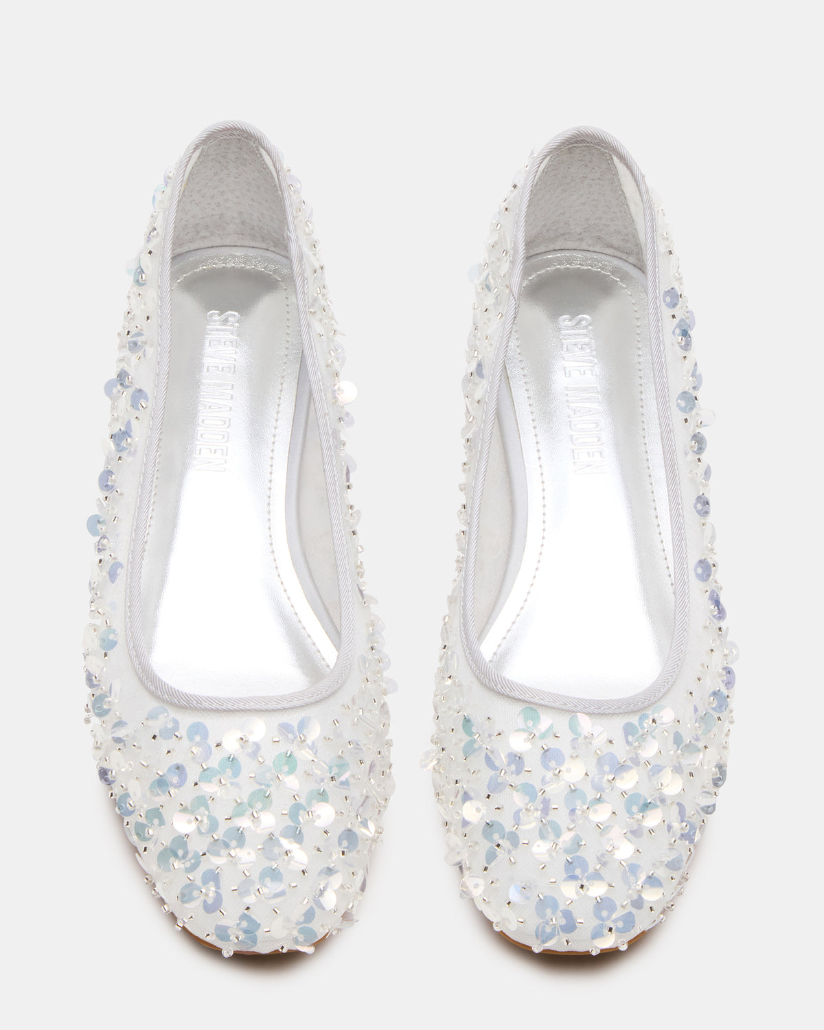 MOLLIE Silver Sequins Ballet Block Heels | Steve Madden Hot Sale