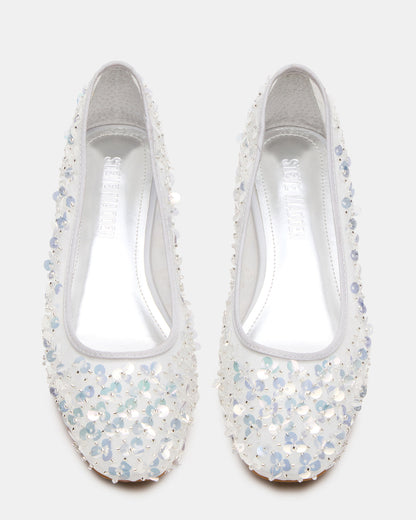 MOLLIE Silver Sequins Ballet Block Heels | Steve Madden Hot Sale