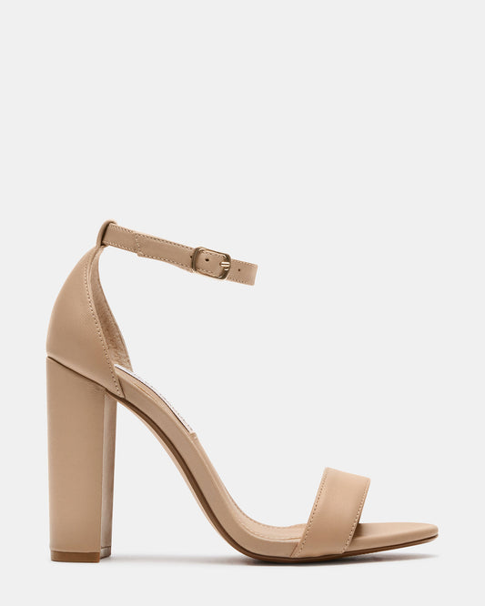 CARRSON Blush Leather Women's Heel | Steve Madden Trending