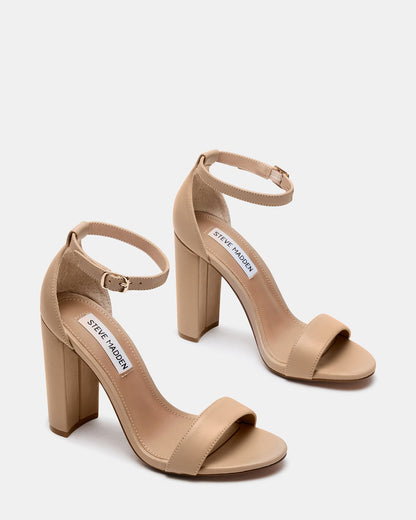 CARRSON Blush Leather Women's Heel | Steve Madden Trending