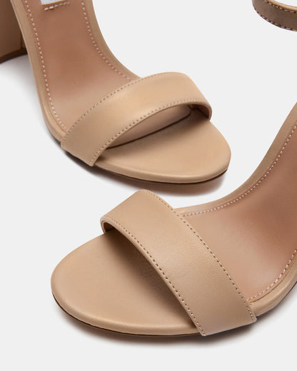CARRSON Blush Leather Women's Heel | Steve Madden Trending