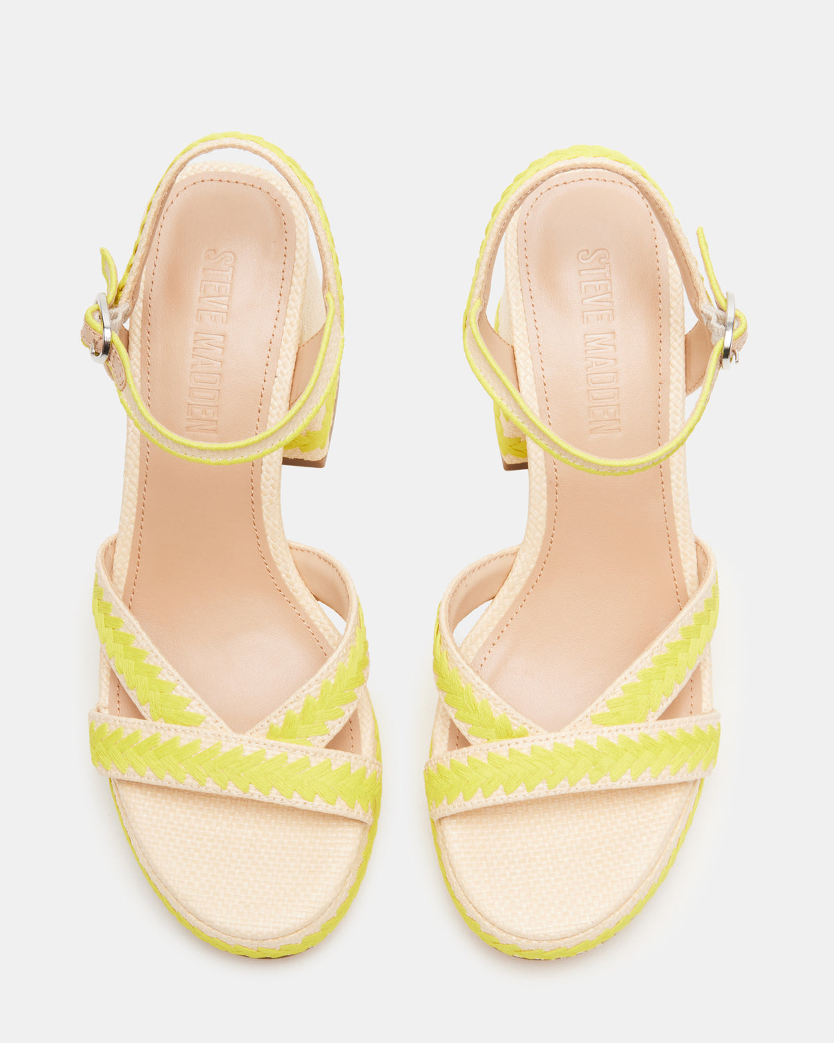 MIMOSA Yellow Women's Platform Block Heel | Steve Madden Latest