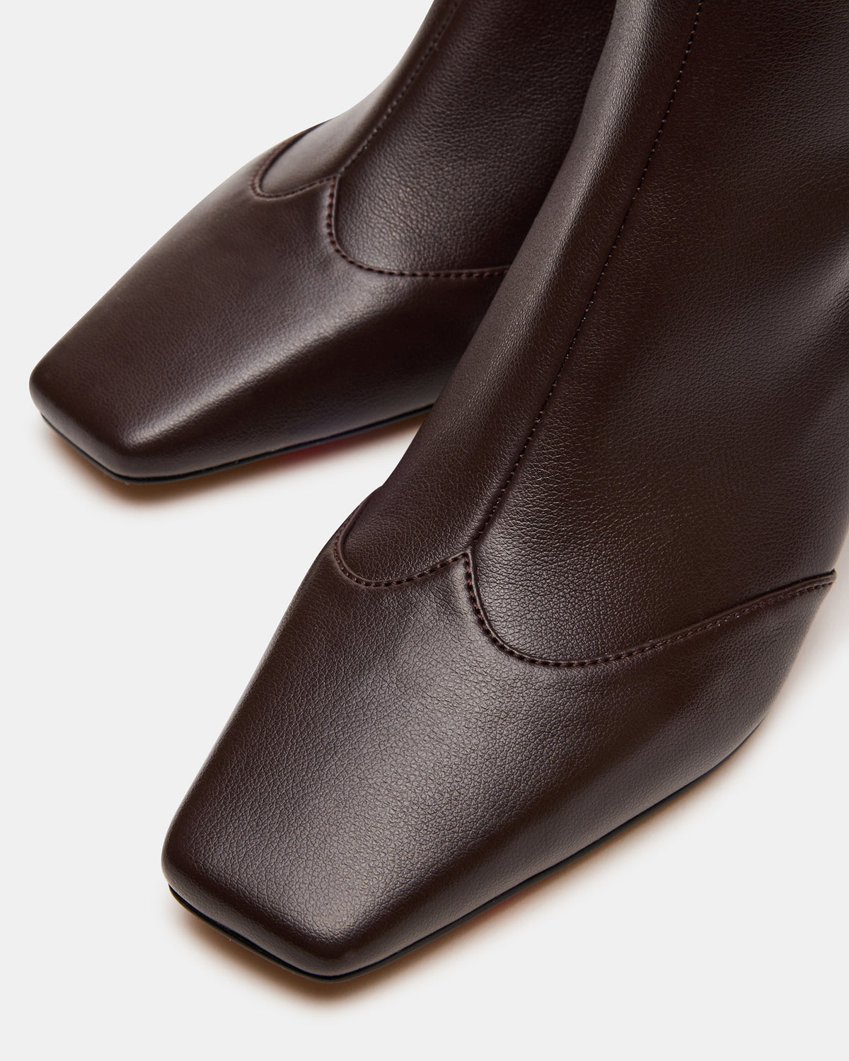 JETER Brown Square-Toe Women's Ankle Boot | Steve Madden Recommended