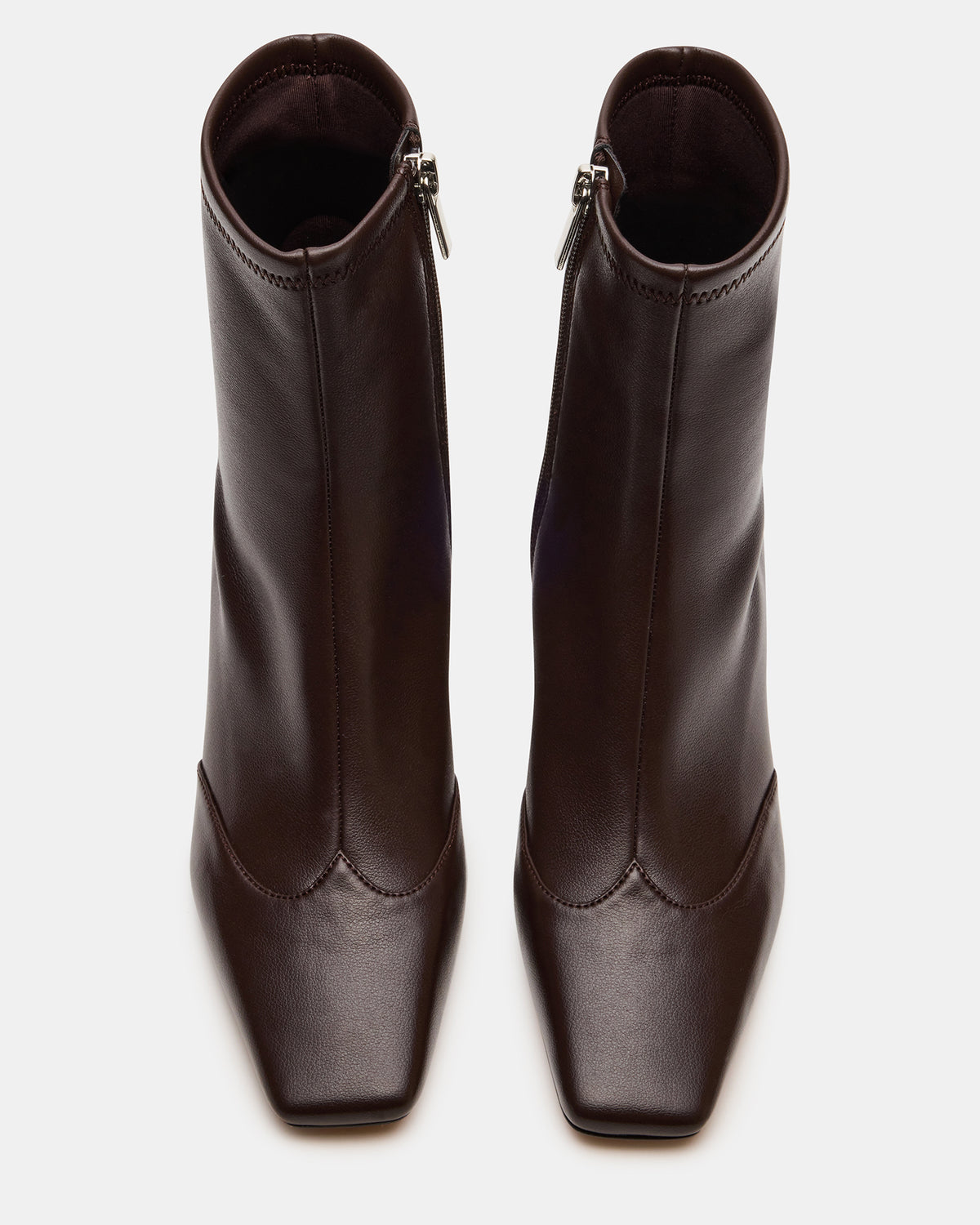 JETER Brown Square-Toe Women's Ankle Boot | Steve Madden Recommended