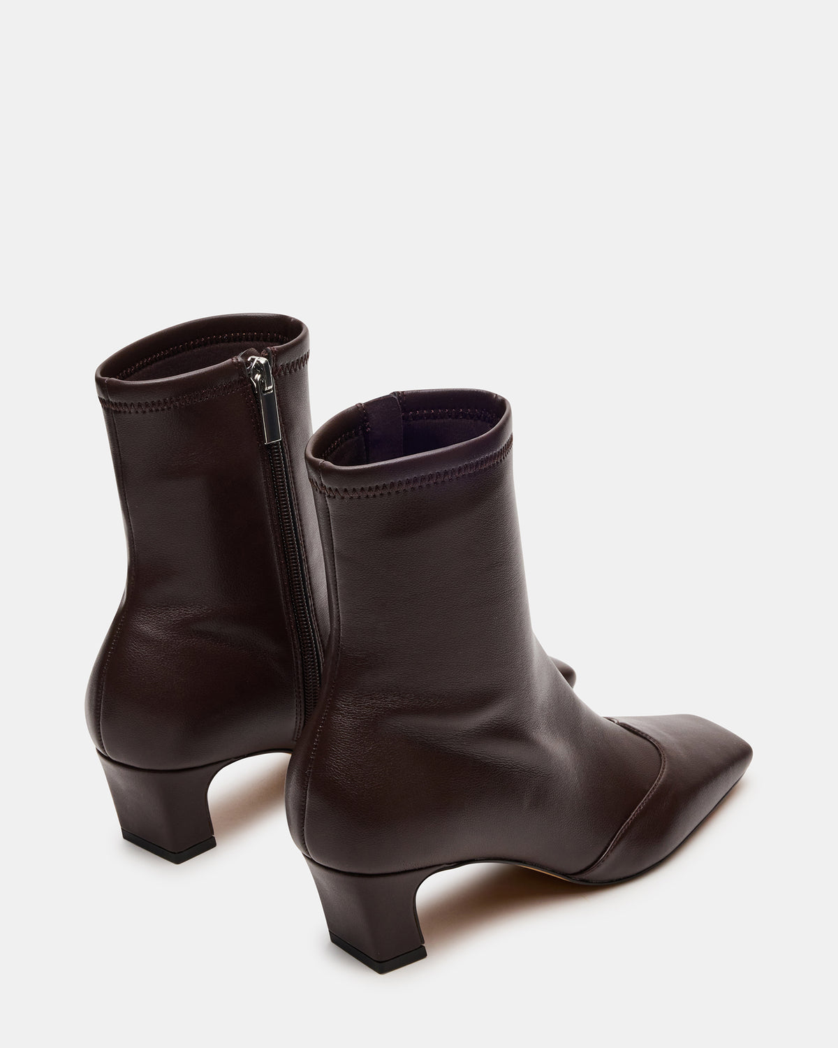 JETER Brown Square-Toe Women's Ankle Boot | Steve Madden Recommended