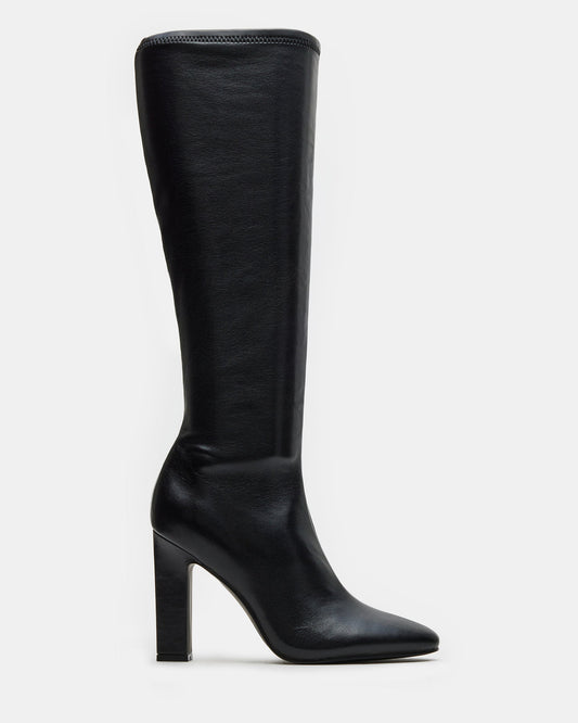 ARIA Black Women's Knee-High Women's Boot | Steve Madden Premium