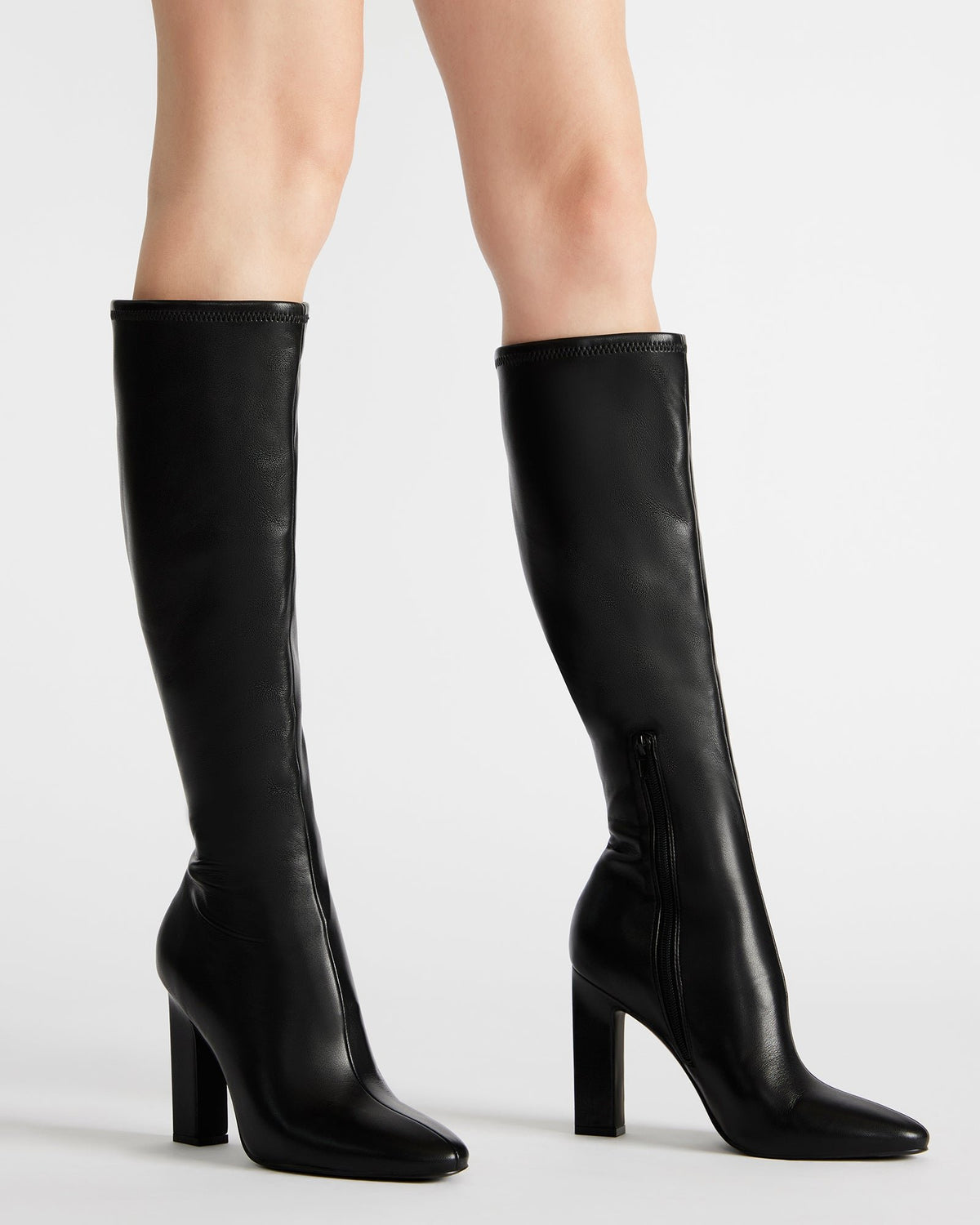 ARIA Black Women's Knee-High Women's Boot | Steve Madden Premium