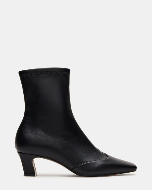 JETER Black Square-Toe Women's Ankle Boot | Steve Madden Popular
