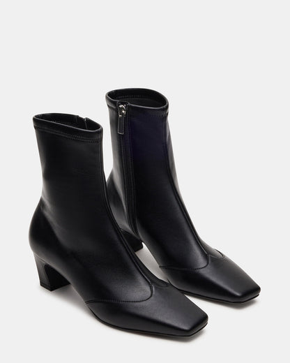 JETER Black Square-Toe Women's Ankle Boot | Steve Madden Popular