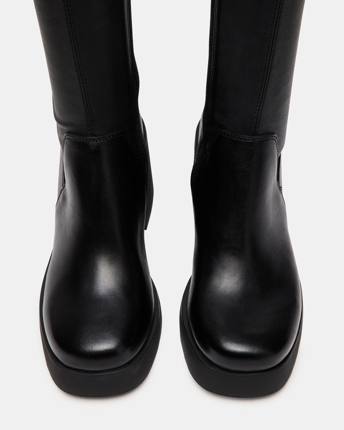 BERKLEIGH Black Women's Knee High Boot | Steve Madden Featured