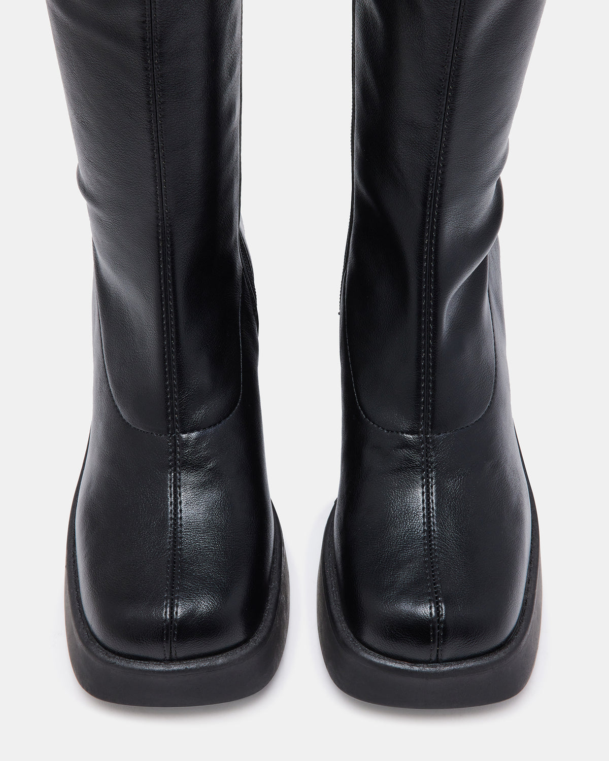 KLAYTON Black Platform Ankle Boot | Women's Booties | Steve Madden Special Offer