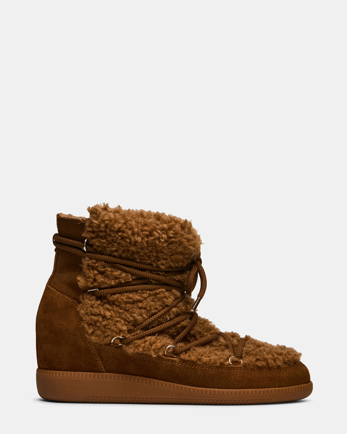 WYSTAN Chestnut Lace-Up Women's Ankle Boot | Steve Madden Exclusive