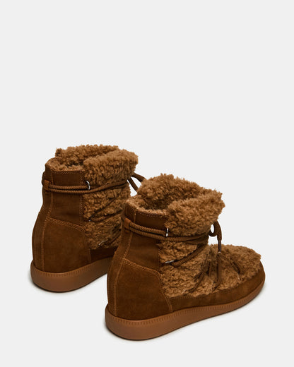 WYSTAN Chestnut Lace-Up Women's Ankle Boot | Steve Madden Exclusive