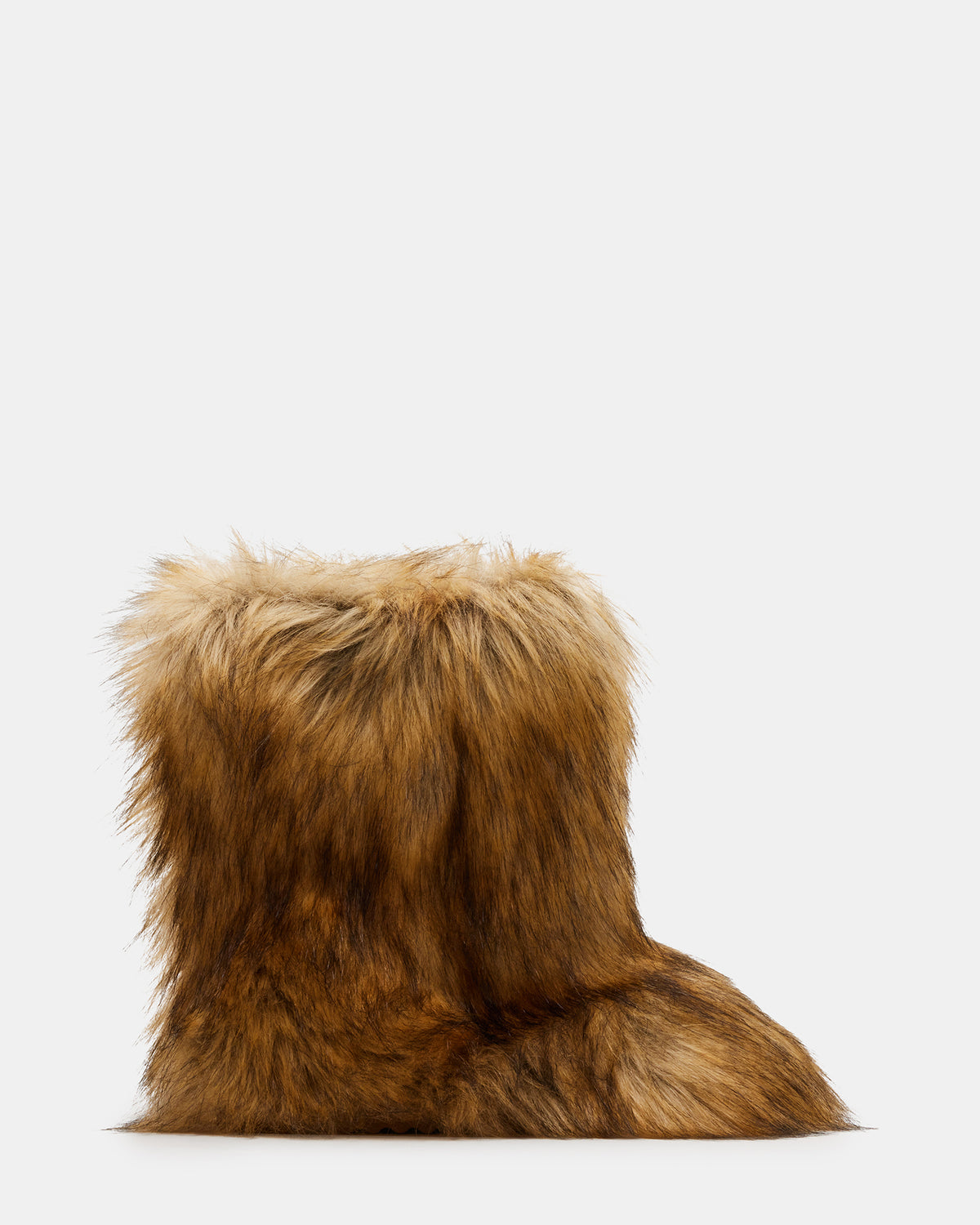 BEASTIE Tan Multi Women's Faux Fur Bootie | Steve Madden Signature