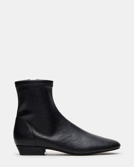 FINCH Black Round Toe Women's Ankle Boot | Steve Madden Special Offer