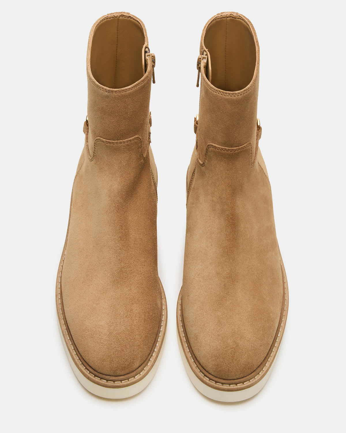 DIABLO Taupe Suede Women's Ankle Boot | Steve Madden Exclusive