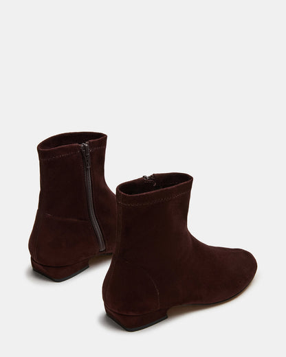 FINCH Brown Round Toe Women's Ankle Boot | Steve Madden Value