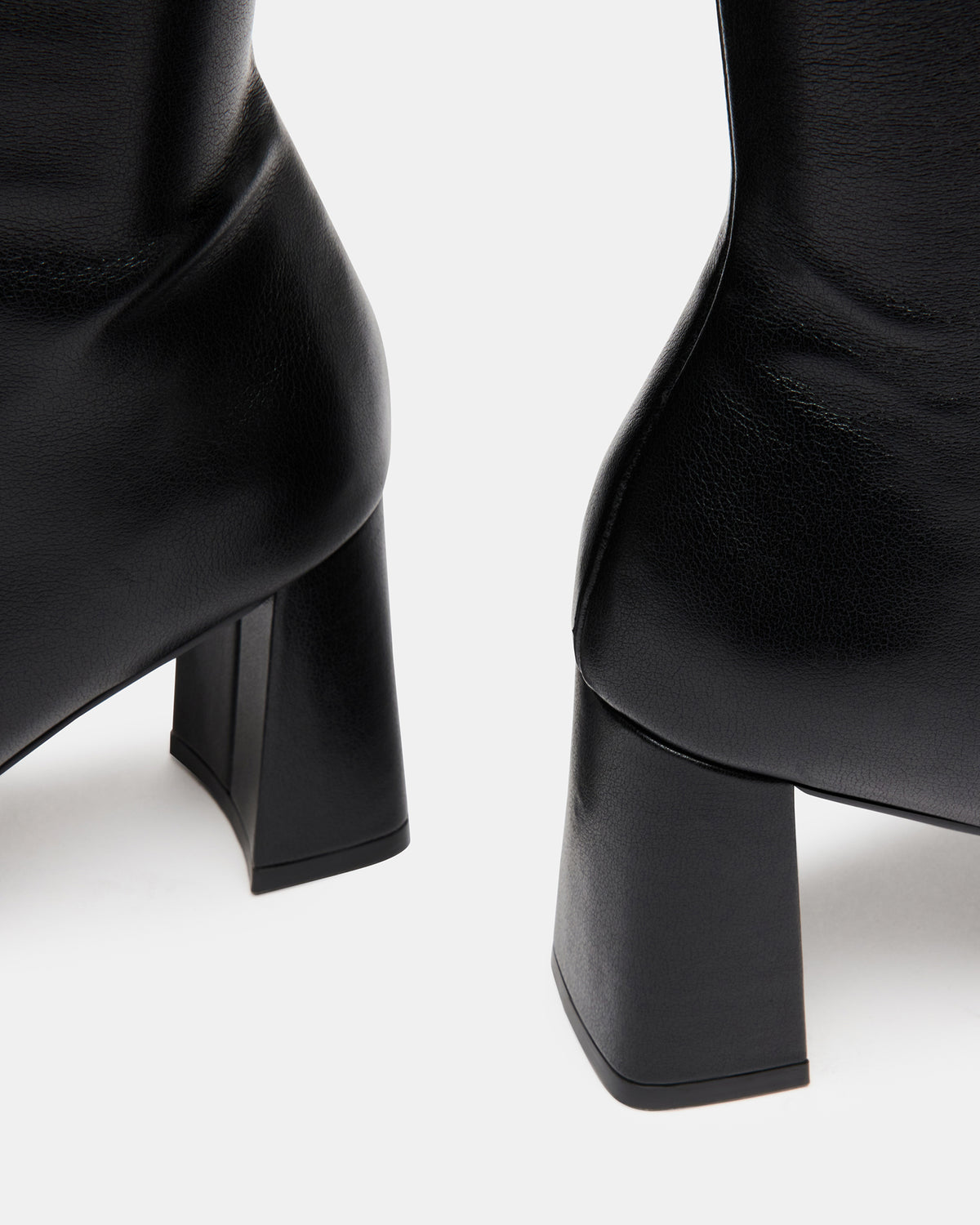 HOLLY Black Women's Knee-High Square-Toe Boot | Steve Madden Special Offer