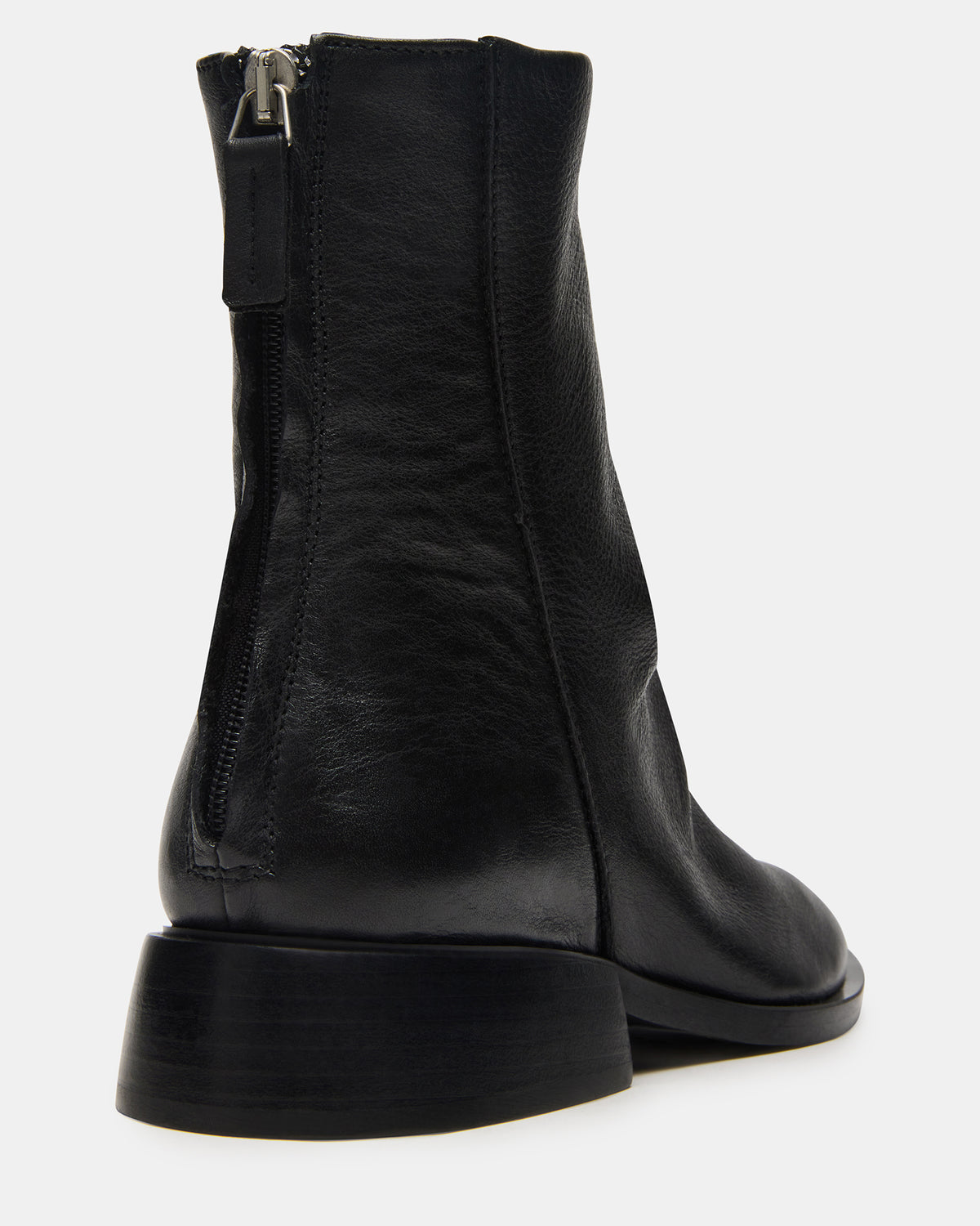 NEXIE Black Leather Women's Pointed-Toe Ankle Boot | Steve Madden Special Offer