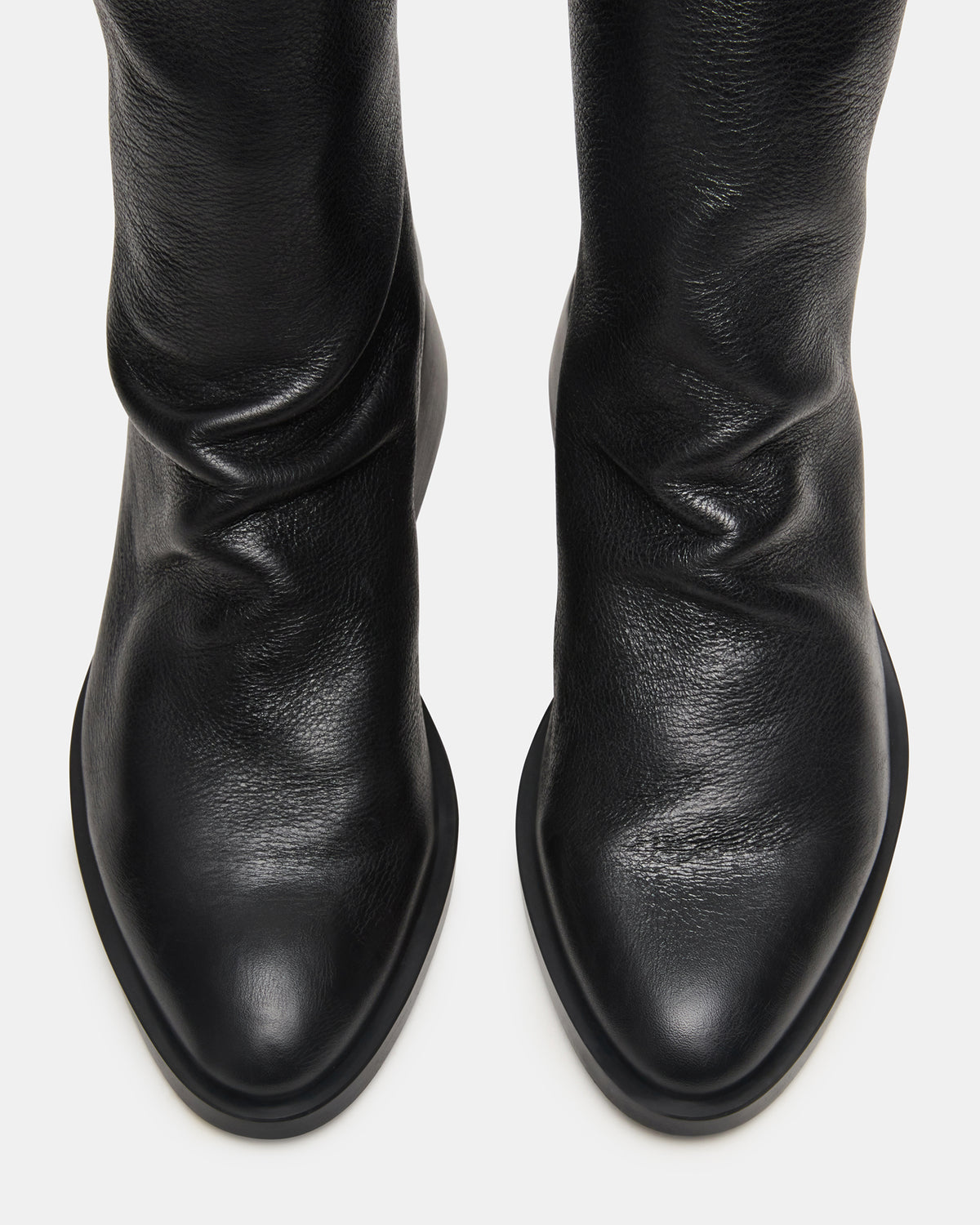NEXIE Black Leather Women's Pointed-Toe Ankle Boot | Steve Madden Special Offer