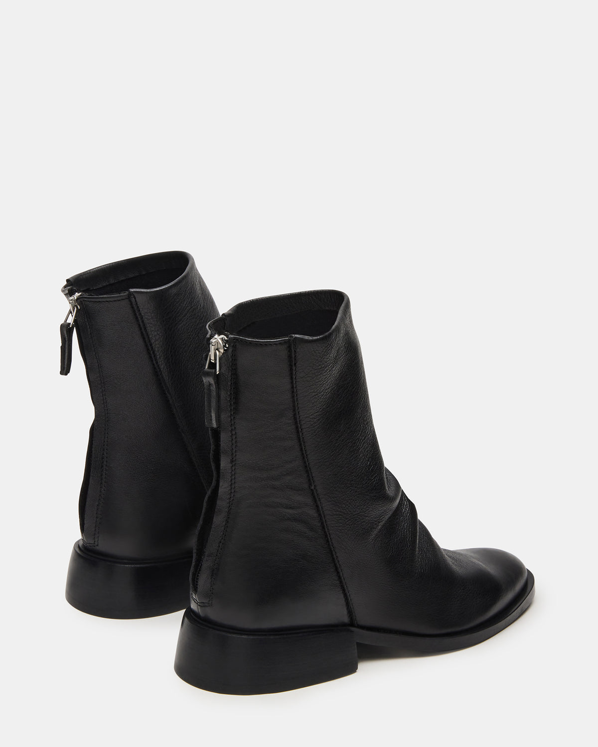 NEXIE Black Leather Women's Pointed-Toe Ankle Boot | Steve Madden Special Offer
