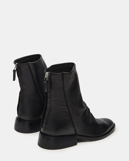 NEXIE Black Leather Women's Pointed-Toe Ankle Boot | Steve Madden Special Offer