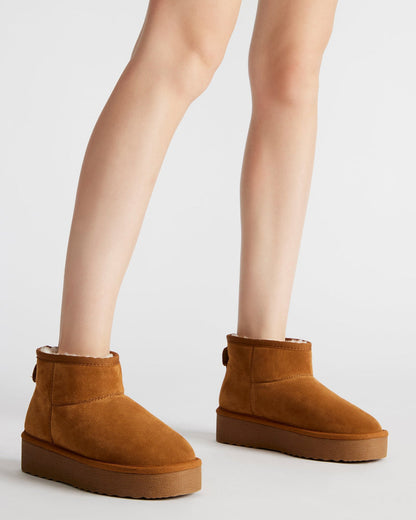 COMFY Chestnut Suede Women's Ankle Boot | Steve Madden Best Price