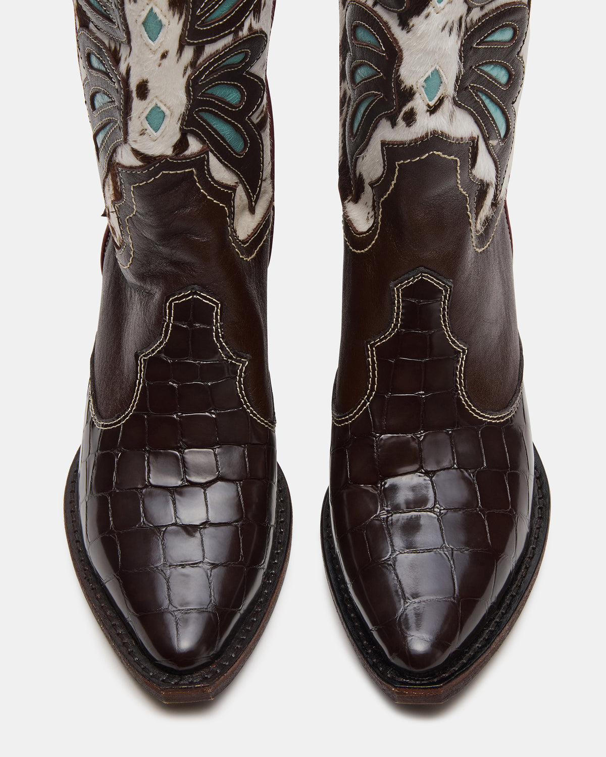 ARROYO Blue Multi Western Pointed-Toe Wome's Boot | Steve Madden Deals