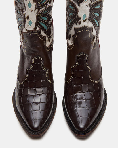 ARROYO Blue Multi Western Pointed-Toe Wome's Boot | Steve Madden Deals