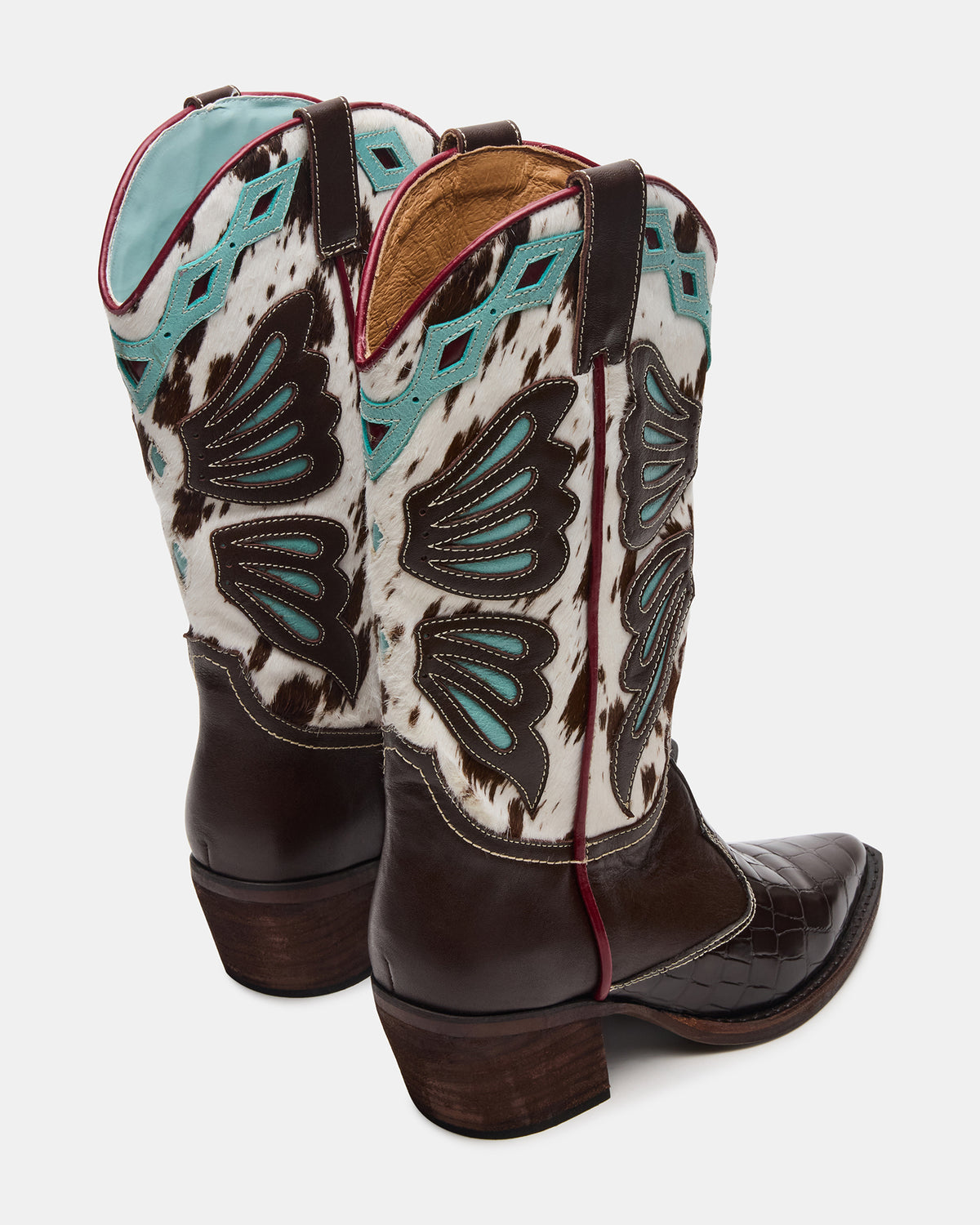 ARROYO Blue Multi Western Pointed-Toe Wome's Boot | Steve Madden Deals