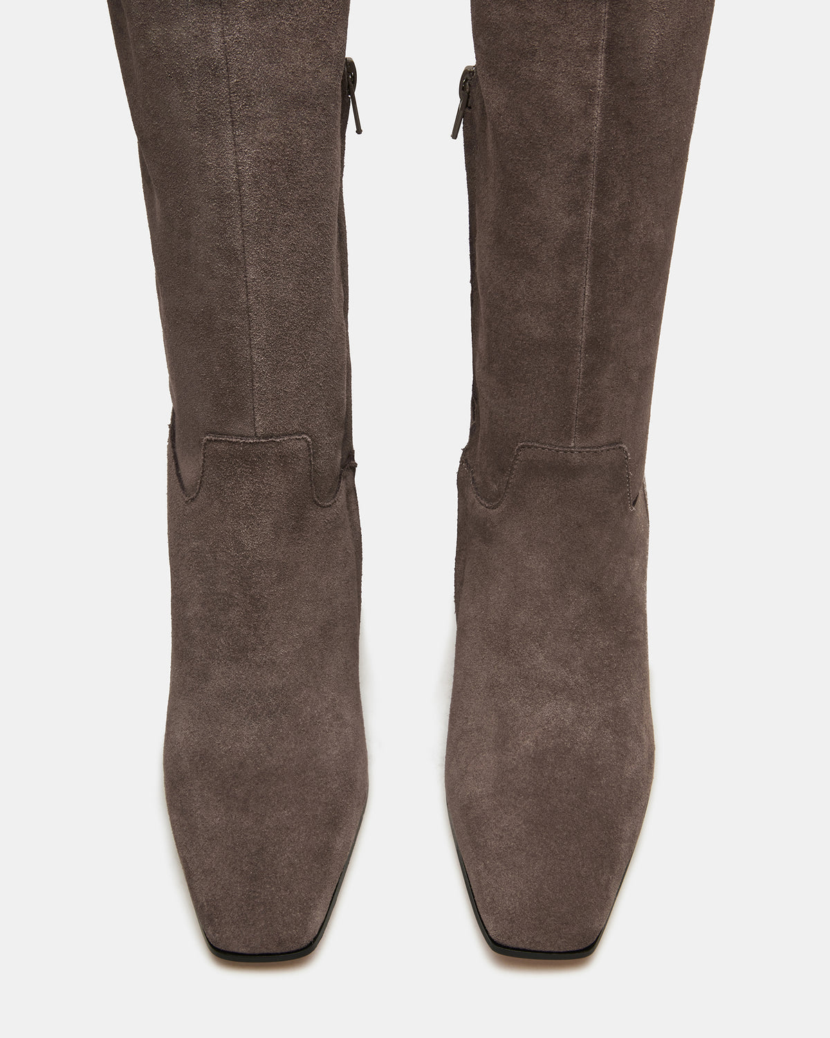 STRATUS Grey Suede Over-The-Knee Boot | Women's Boots | Steve Madden Popular