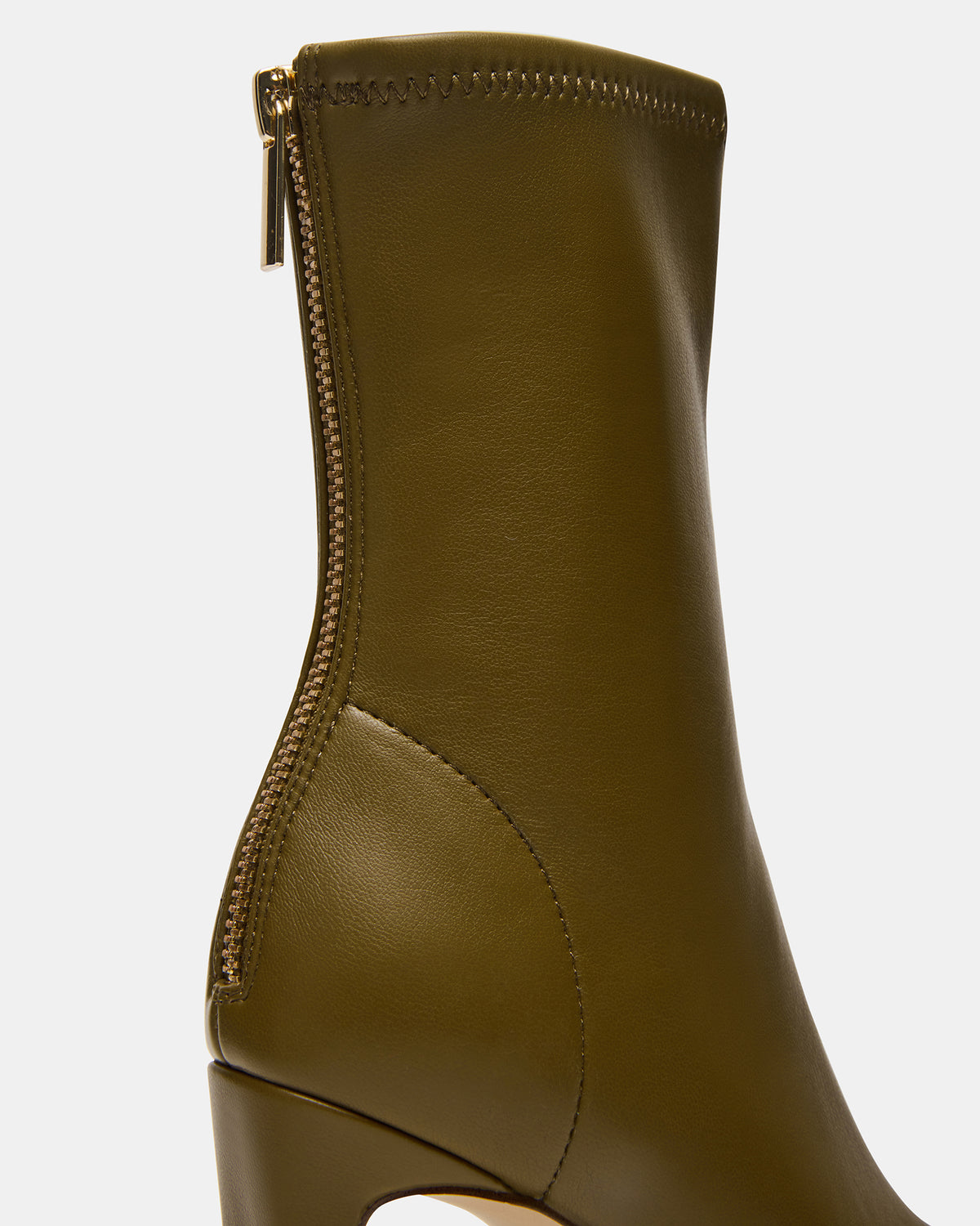 KHELAN Olive Square-Toe Heeled Women's Ankle Boot | Steve Madden Discount