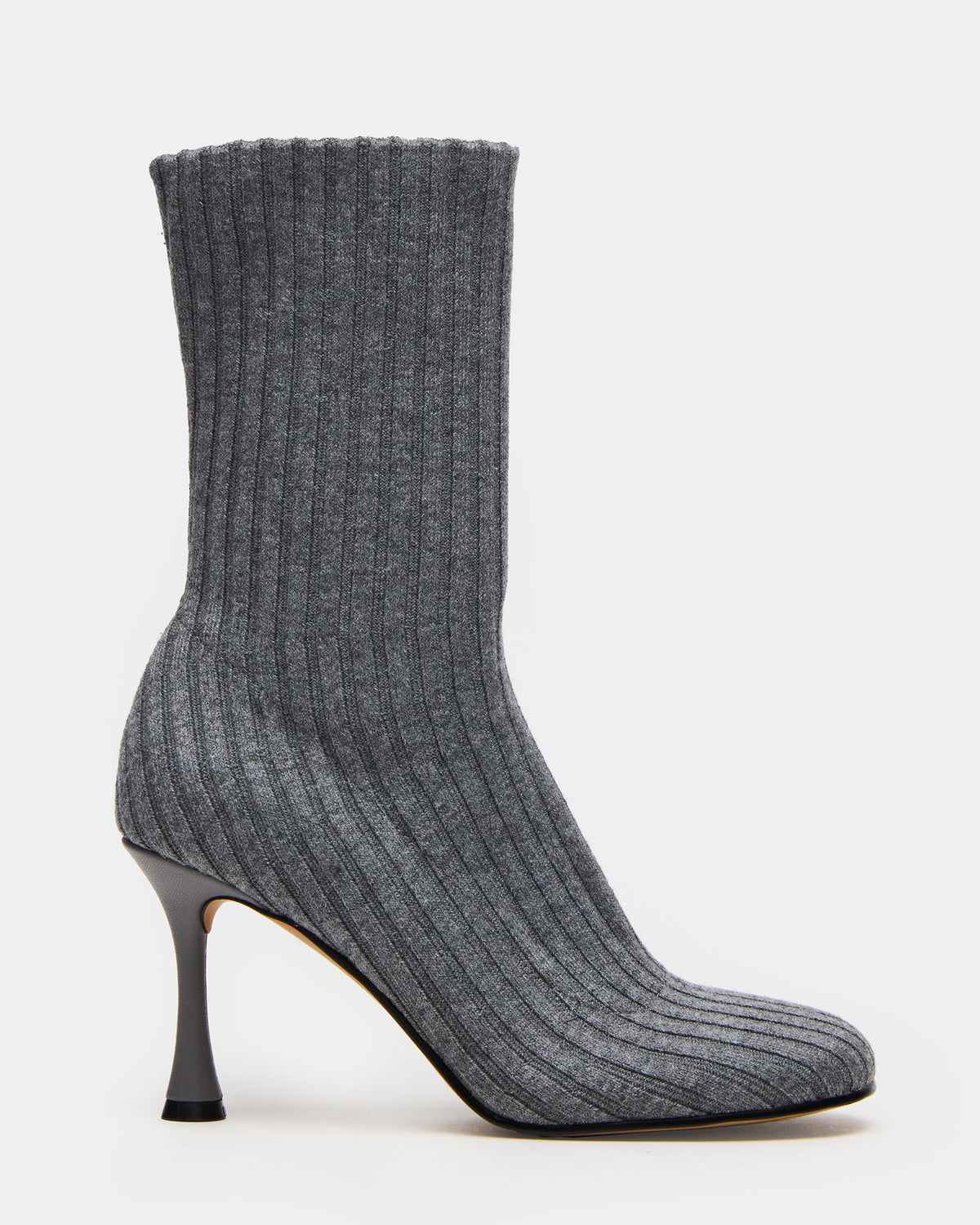LORENZA Knit Grey Women's Ankle Boot | Steve Madden Quality