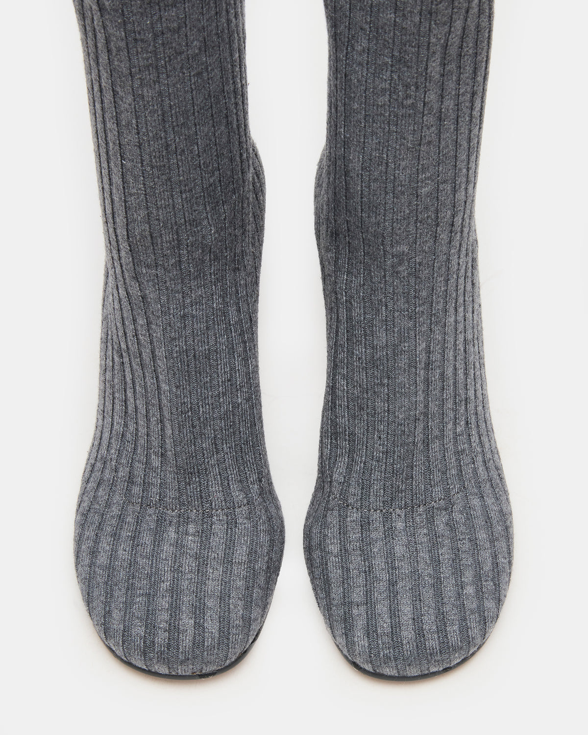 LORENZA Knit Grey Women's Ankle Boot | Steve Madden Quality