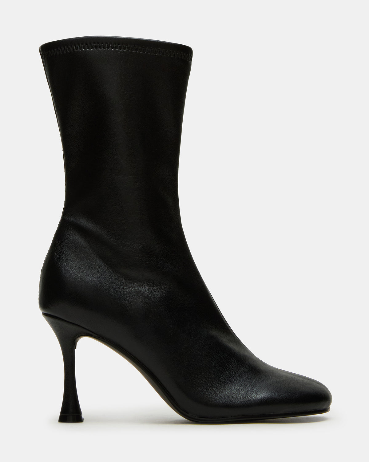 LORENZA Black Heeled Women's Ankle Boot | Steve Madden New