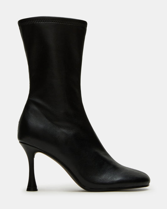 LORENZA Black Heeled Women's Ankle Boot | Steve Madden New