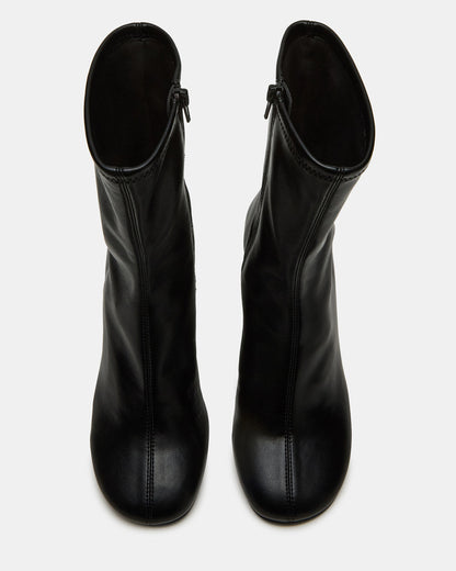 LORENZA Black Heeled Women's Ankle Boot | Steve Madden New
