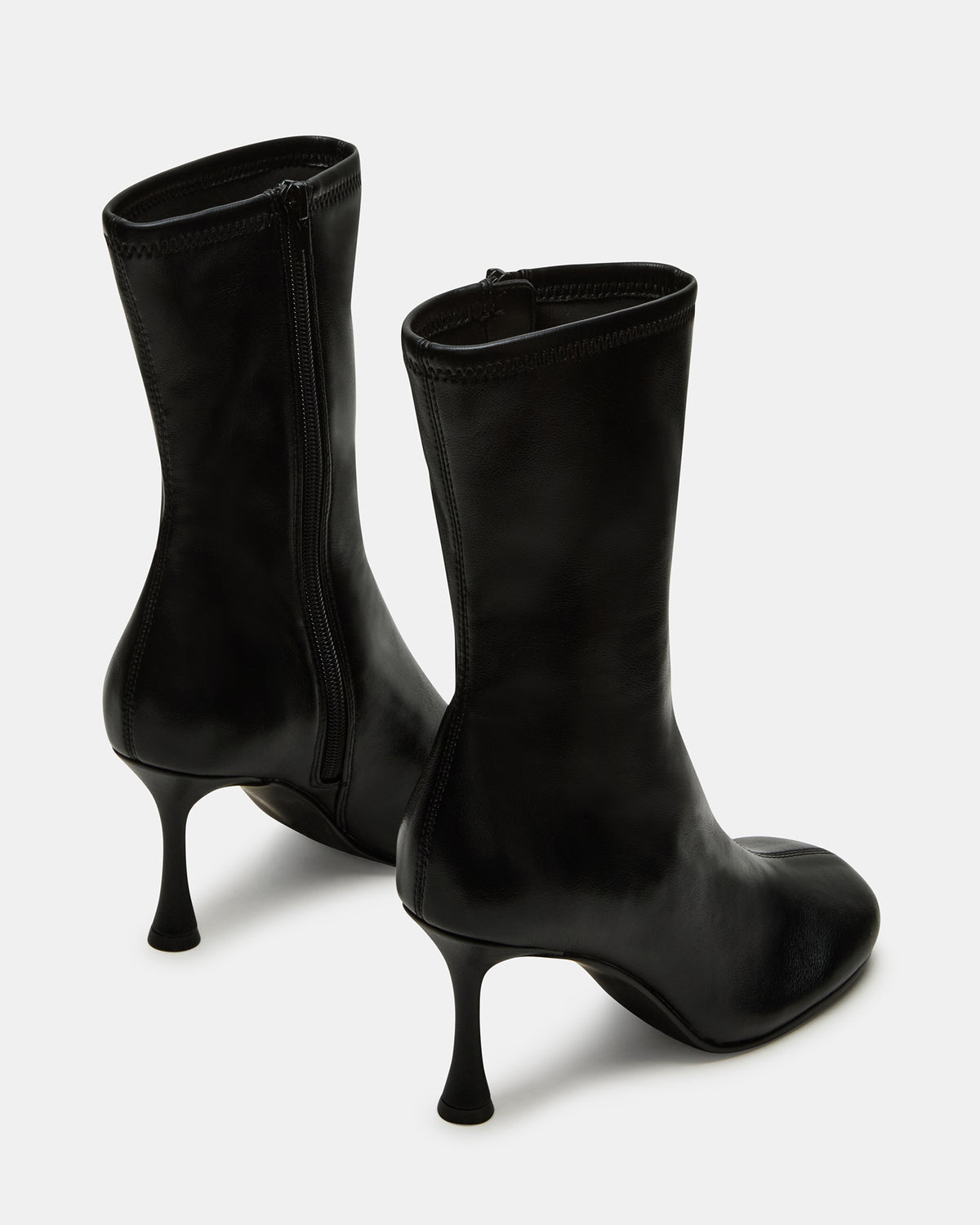 LORENZA Black Heeled Women's Ankle Boot | Steve Madden New