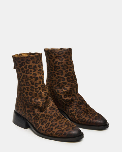 NEXIE Leopard Women's Pointed-Toe Ankle Boot | Steve Madden Trending
