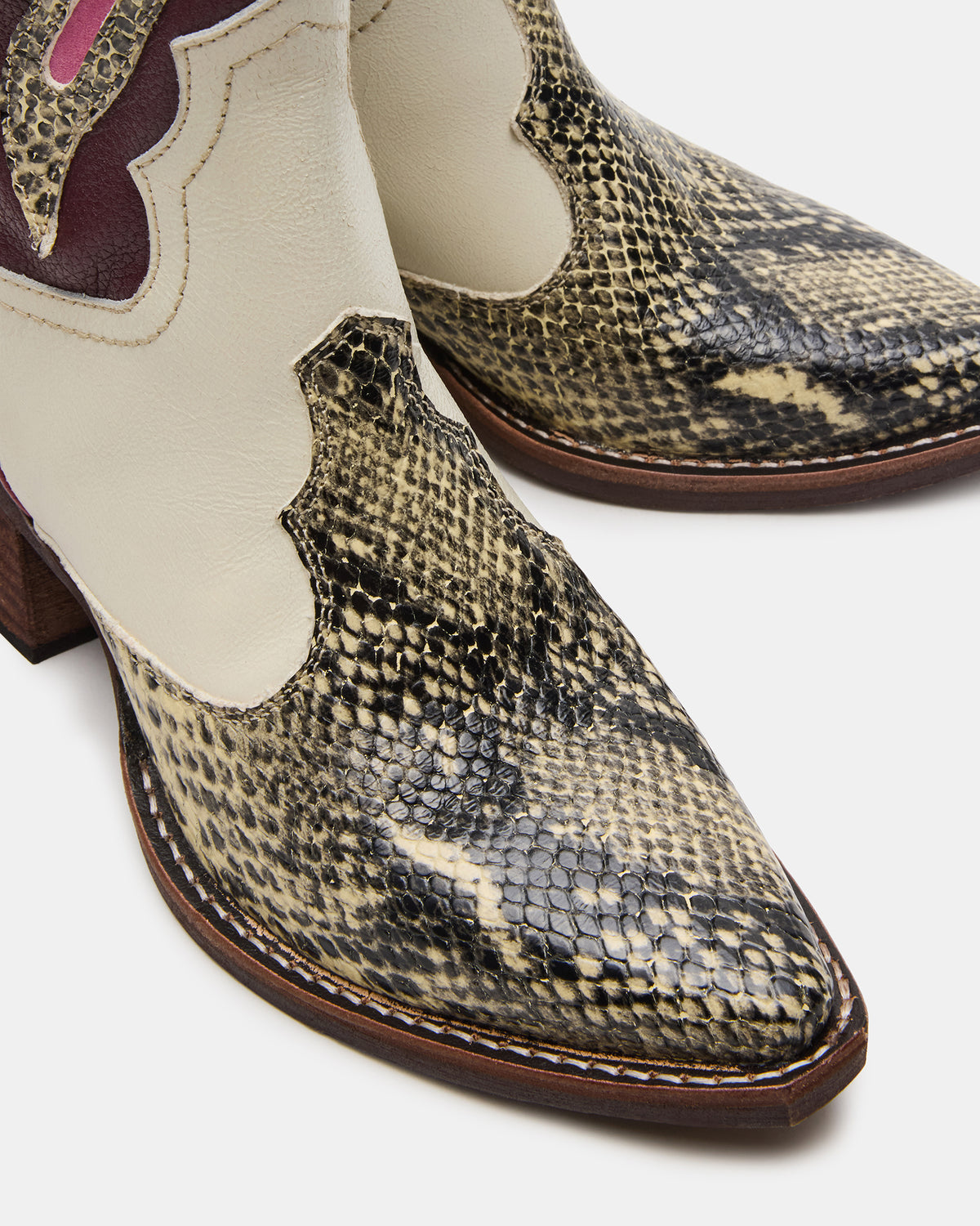 ARROYO Brown Multi Western Pointed-Toe Women's Boot | Steve Madden Everyday
