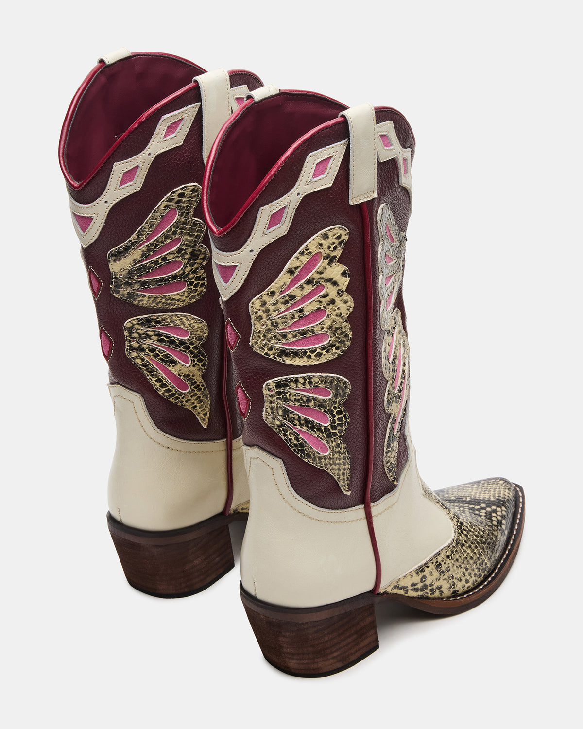 ARROYO Brown Multi Western Pointed-Toe Women's Boot | Steve Madden Everyday