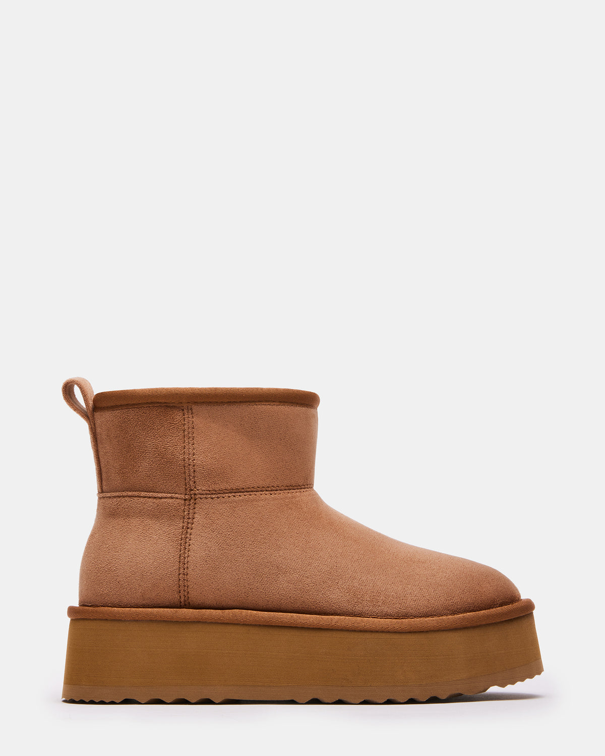 CRUE Chestnut Faux Fur Lined Bootie | Women's Booties | Steve Madden Featured