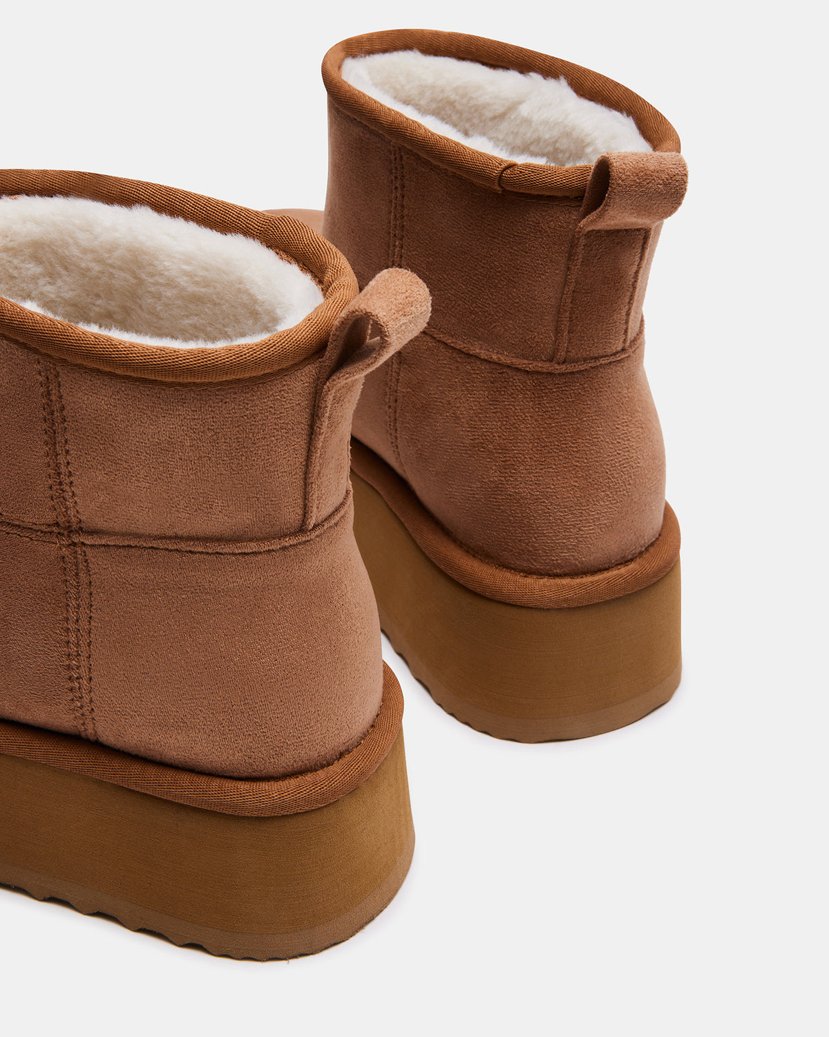 CRUE Chestnut Faux Fur Lined Bootie | Women's Booties | Steve Madden Featured
