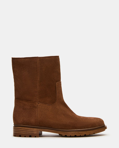 BATES Brown Suede Women's Boot | Steve Madden Best Price