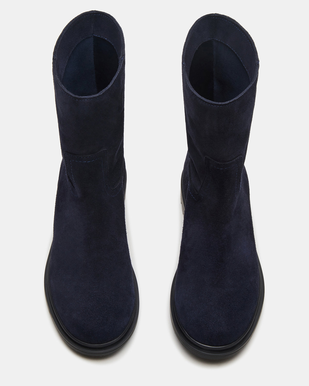 BATES Navy Suede Women's Boot | Steve Madden Classic